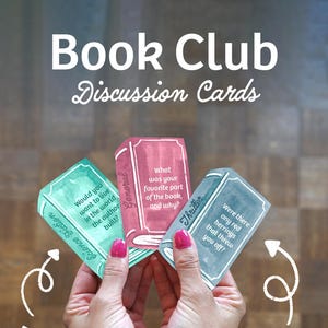 Printable Book Club Discussion Cards