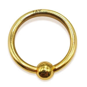 Captive Bead Hoops 14K Gold Ball Closure Ring BCR 18G Nostril Stud, Earring, Lip, Daith, Conch, Eyebrow Body Jewellery Piercing
