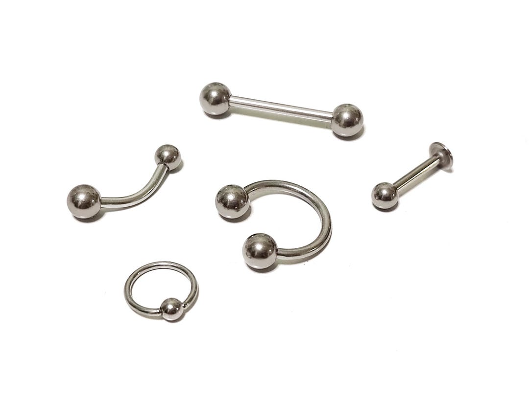 Custom Basic Piercings Diameter/length/ball Size Body Jewellery ...