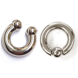 Prince Albert PA Rings (2pcs) Circular barbell & Ball Closure Ring Body Piercing jewelry Male Genitals