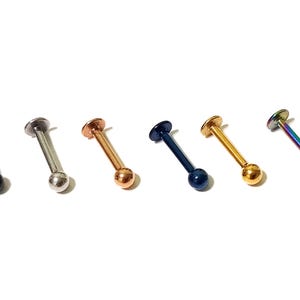 Medusa Piercing 16g labret stud lip jewelry Titanium/316L Lip Bar Body Jewellery - 1pc each order