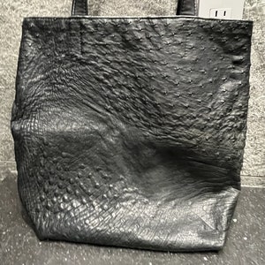 Ostrich Lambskin Tote