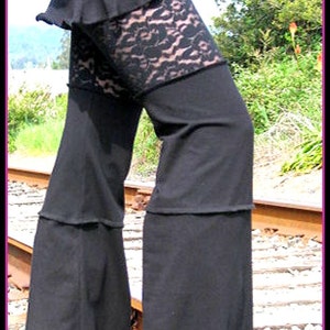 Pantalones de encaje con falda Herban Devi, ropa orgánica