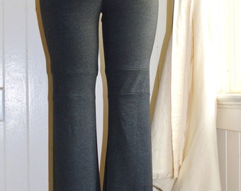 Yoga Pants,fold over waist,womens pants,sexy pants,sexy yoga pants,leggings,organic clothing