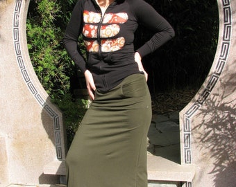Solar Flare Maxi Skirt with Pockets