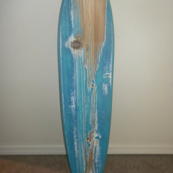 surfboard antique-looking blue III