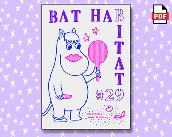 DIGITAL - Bat Habitat #29 - on being non-binary - queer perzine
