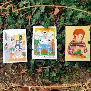 CARTES POSTALES A6 ~ motifs assortis