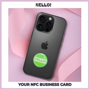 Klassisches NFC Smart Tag – Digitale Visitenkarte (Physisches Produkt)