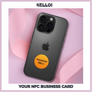 Individuell gefertigtes NFC Smart Tag – Digitale Visitenkarte (Physisches Produkt)
