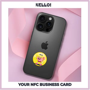 Rare Drop NFC Smart Tag – Biglietto da visita digitale (prodotto fisico)