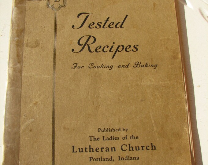Cookbook Old Church Recipes Etsy