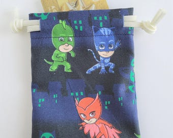 Gift Card Bag Made With Licensed PJ Masks Fabric, 3x4