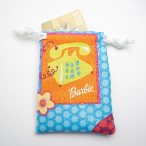 Gift Card Bag Made With Licensed Barbie Fabric Birthday Party