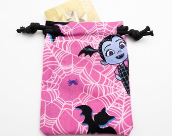 Gift Card Bag Made From Licensed Vampirina Fabric