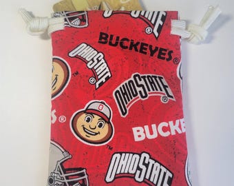 Gift Card Bag Made With Licensed Ohio State Fabric, 3x4