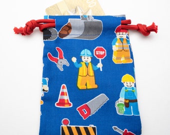 Gift Card Bag Made With Licensed Lego Fabric