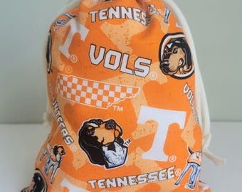 Gift Bags Made With Licensed University of Tennessee Fabric, 5x7
