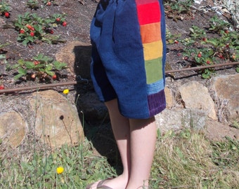 Shorts for Boys or Girls...baby  toddler... rainbow corduroy patchwork... 6 months, 12 months, 18 months, 2T, 3T, 4T, 5, 6, 7, 8