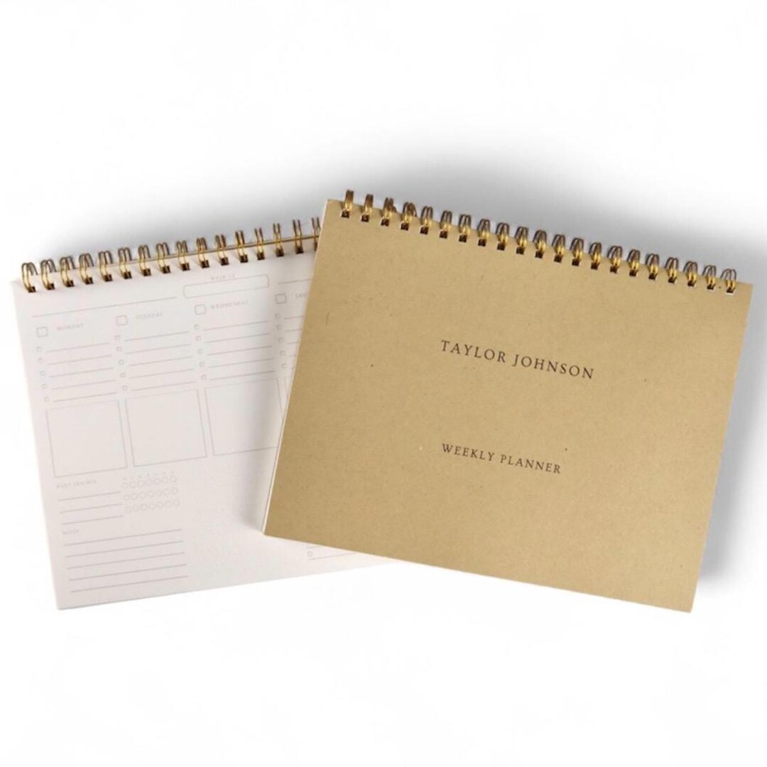 Personalized Weekly Planner: Habit Tracker, To-do List, Minimalist ...