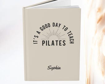 Personalized Pilates Teacher Notebook: Custom Name Hardcover Journal