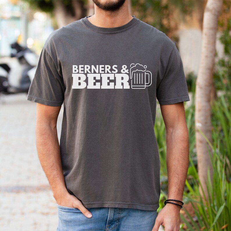 Berners and Beer Shirt, Bernese Mountain Dog Mom, Bernese Mountain Dog