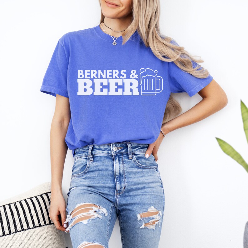 Berners and Beer Shirt, Bernese Mountain Dog Mom, Bernese Mountain Dog