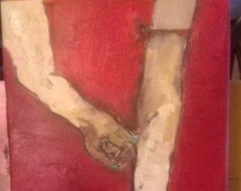 10 inch x 20 inch canvas | Oil Paint | "Pretty Poison"