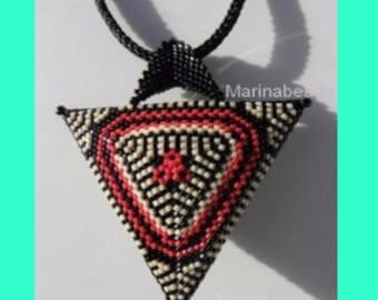 PATTERN Puffy Triangle Pendant