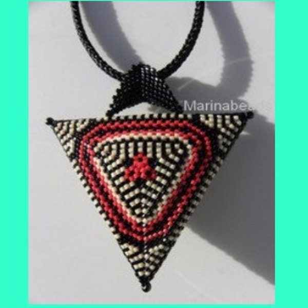 PATTERN Puffy Triangle Pendant