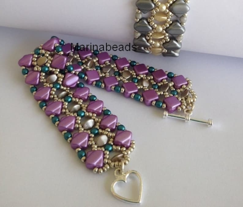 TUTORIAL Pinch pearl bracelet image 1