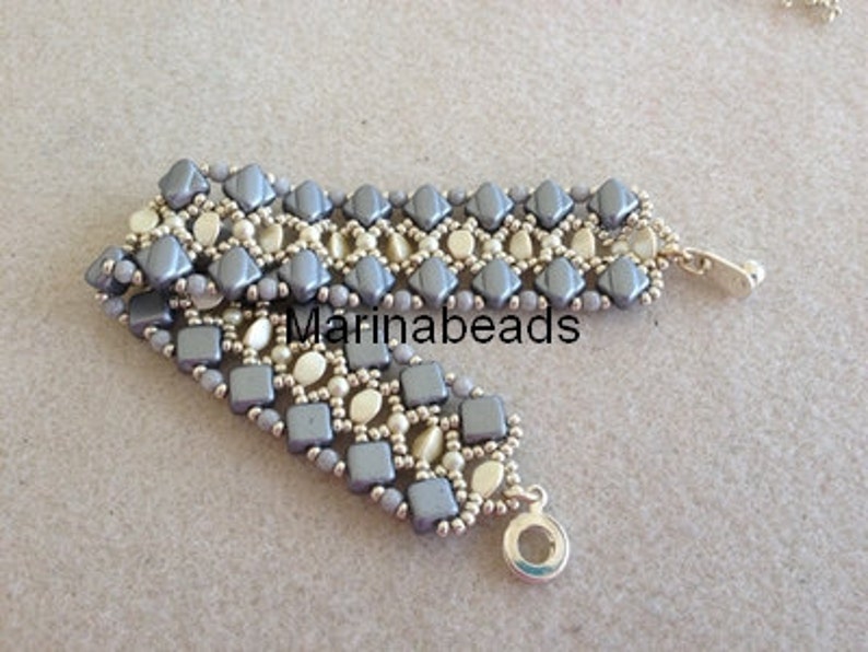 TUTORIAL Pinch pearl bracelet image 2