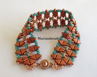 TUTORIAL "Plumeria" bracelet