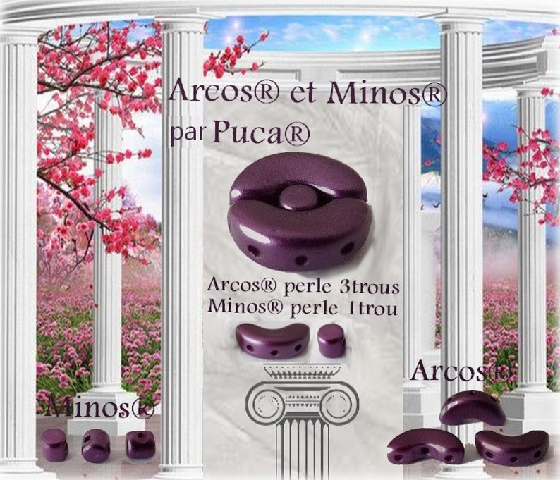 Arcos®par Puca® Metallic Matt Turquoise 50 pieces image 4