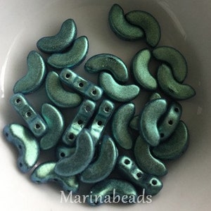 Arcos®par Puca® Metallic Matt Turquoise 50 pieces image 1
