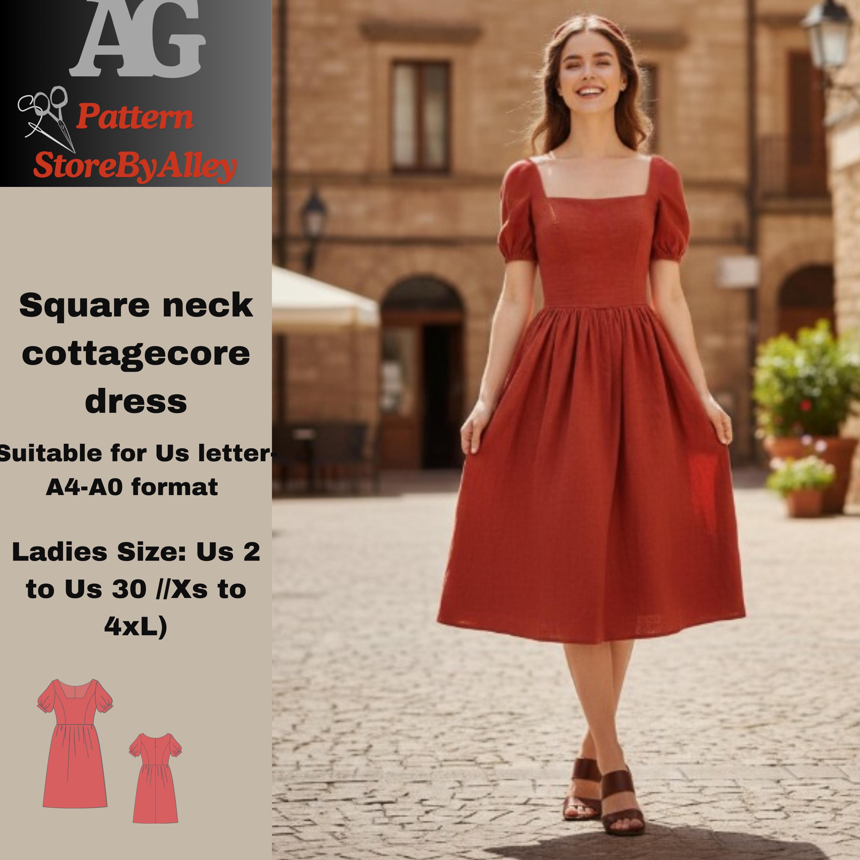cottagecore dress patterns Cottagecore Dress Pattern  PaperStxrs