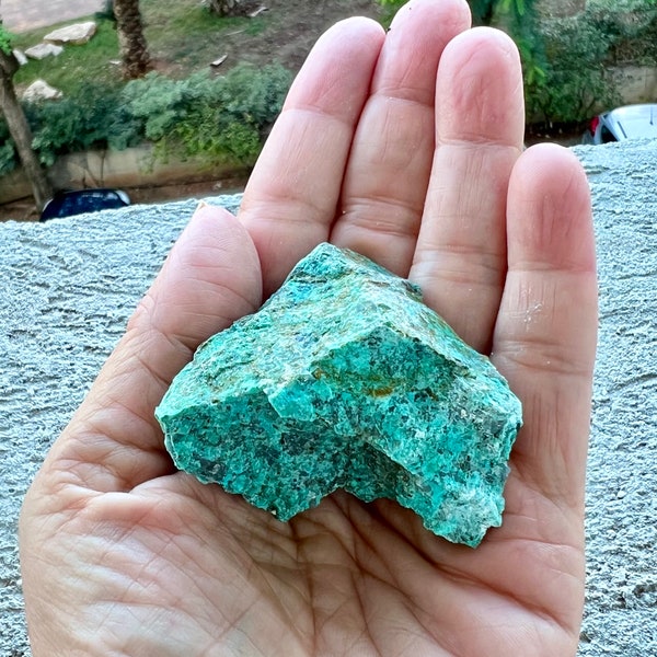 Pierre d'Eilat, pierre de cabochon d'Eilat, roi Salomon, malachite, azurite, pierre brute de Timna, pierre turquoise, véritable pierre semi-précieuse d'Eilat