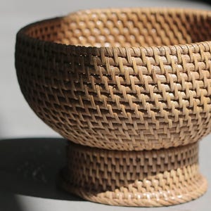 SARI Rattan Tray | Storage Baskets, Storage Box, Eco Furniture, Retro Storage Basket, Rattan Woven Basket, Bright Home Decor, Storage Tray