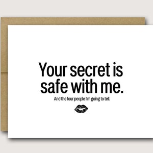 Funny Friend Card | Card For Friend | Funny Friendship Card | Funny Thank You Card | Thank You Card | Miss You Card | Thinking Of You | WTF