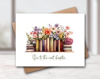 Retirement Card | Happy Retirement Card | The Next Chapter | Retirement Party Gift | Coworker Retirement Card | Teacher Retirement Card