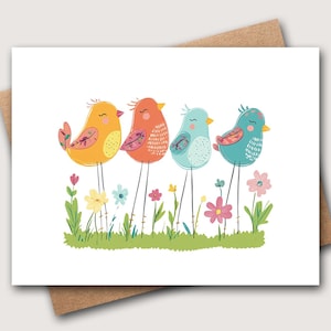 Bird Cards | Bird Note Cards | Nature Note Cards | Floral Notecards | Bird Stationery | Bird Stationary | Birdhouse Note Cards