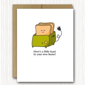 Funny New Home Card | New Home Card | Congrats New Home | Congratulations New Home | A Toast Card | Toast Card | Realtor Card | From Realtor