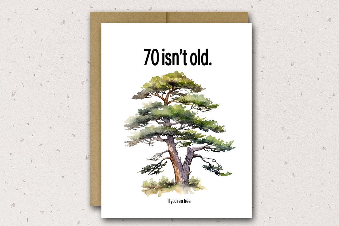 Funny 70th Birthday Card | 70th Birthday Card | Friend Birthday Card ...