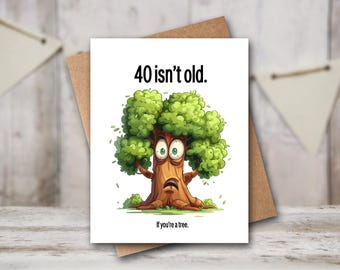 Funny 40th Birthday Card | 40th Birthday Card | Sarcastic 40th Birthday Card | Happy 40th Card | Funny Birthday Card | Sarcastic Birthday