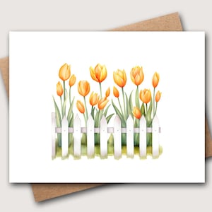 Tulips Note Cards | Flower Note Cards | Floral Notecards | Flower Notecards | Floral Stationery | Floral Stationary | Flower Stationery
