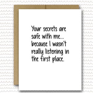 Funny Friendship Card | Card For Friend | Funny Friend Card | Funny Thank You Card | Thank You Card | Miss You Card | Thinking Of You | WTF