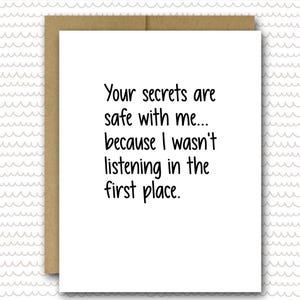 Funny Friendship Card | Card For Friend | Funny Friend Card | Funny Thank You Card | Thank You Card | Miss You Card | Thinking Of You | WTF