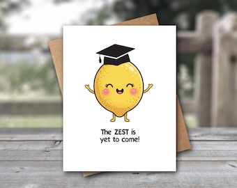 Graduation Card | Class Of 2026 | The Zest is Yet To Come, Lemon Design