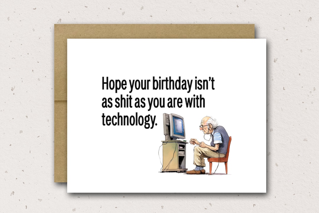 Funny Getting Older Card Funny Birthday Card 70th Birthday Card Funny ...