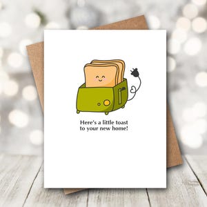 Funny New Home Card | New Home Card | Congrats New Home | Congratulations New Home | A Toast Card | Toast Card | Realtor Card | From Realtor